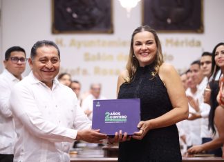 Cecilia Patrón presentó su Segundo Informe de Trabajo y destacó los principales resultados alcanzados durante dos años de administración en Mérida.
