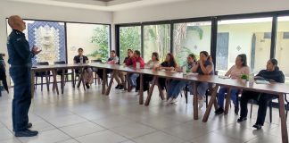 Policía Municipal de Mérida capacita contra extorsiones y ciberdelitos.