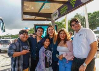 Cecilia Patrón Laviada durante la presentación de avances en transformación digital de Mérida.
