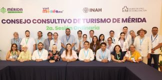 Presentación del proyecto del primer Parador Turístico Comunitario de Dzibilchaltún ante el Consejo Consultivo de Turismo.