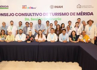 Presentación del proyecto del primer Parador Turístico Comunitario de Dzibilchaltún ante el Consejo Consultivo de Turismo.