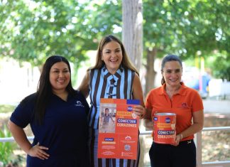 Cecilia Patrón Laviada durante la presentación de la colecta Sonrisas que conectan corazones 2026 en Mérida.