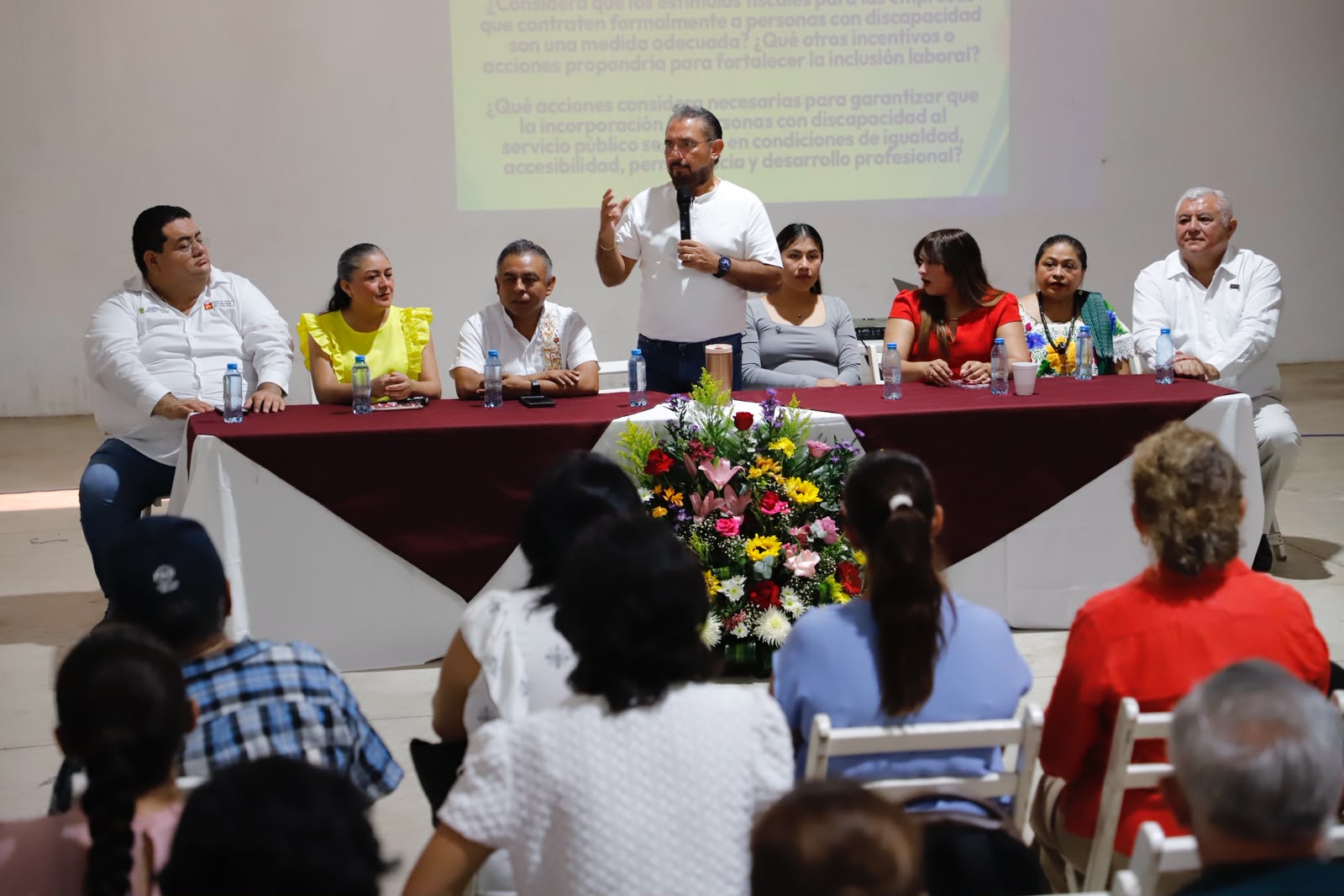 Foro del Congreso de Yucatán sobre inclusión y derechos de las personas con discapacidad en Tekax.